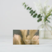 Pampas Gras Foto Interieur Ontwerper | QR Code Visitekaartje (Staand voorkant)