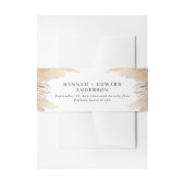 Pampas gras gedroogd botanisch script boho bruilof uitnodigingen wikkel (Voorkant Voorbeeld)