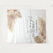 Pampas Gras Gedroogde Palm Bruiloftssalon Wandkleed (Voorkant (horizontaal))