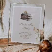 Pampas Gras Meisje Waslijn Boeken Baby Shower