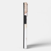 Pampas Gras Monogram Stijlvolle Initiaal Terracott Case-Mate iPhone Case (Achterkant / Rechts)
