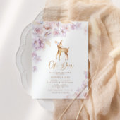 Pampas gras Oh hert baby shower Kaart