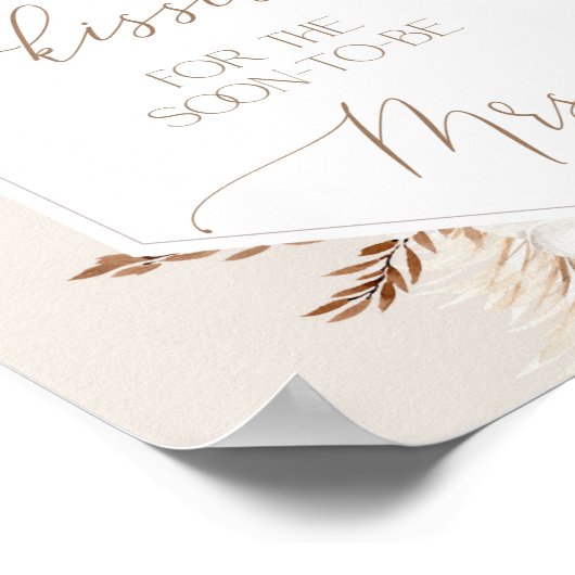 Pampas gras Raad hoeveel kussen er zijn Poster (Hoek)