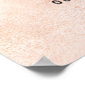Pampas gras roze goud bloemstuk bruiloft poster (Hoek)