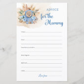 Pampas gras teddy draagt palmadvies voor de moeder (Voorkant)