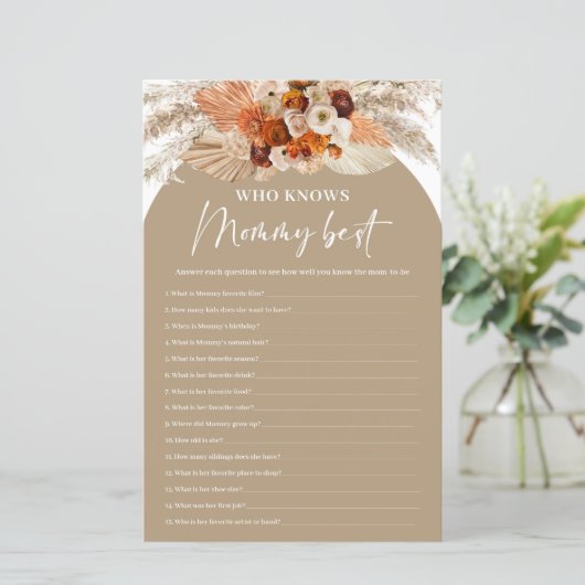 Pampas gras terracotta boho die mama het beste ken (Staand voorkant)