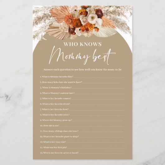 Pampas gras terracotta boho die mama het beste ken (Voorkant)