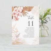 Pampas Gras Terracotta Botanische Tafel Nummer 11 (Staand voorkant)