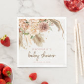 Pampas grasboho baby showers luiers servet (Insitu)