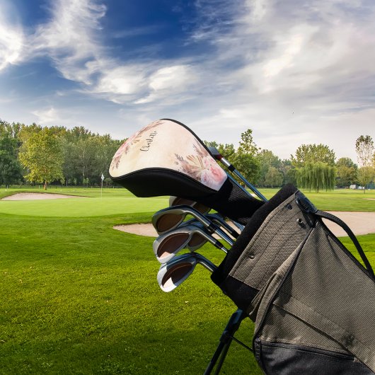 Pampas grasboho roos goudroze roze naam golfheadcover