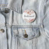 pampas grasbridesmaïde knop ronde button 5,7 cm (In situ)