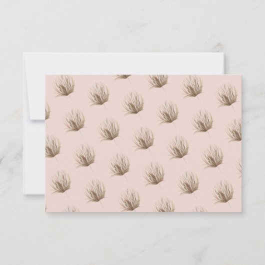 Pampas grasmalorchid modern rustisch antwoord (Achterkant)