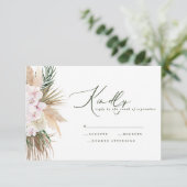 Pampas grasmalorchid modern rustisch antwoord (Staand voorkant)