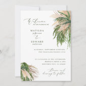 Pampas graspalmfoliage, natuurlijk modern rustig (Voorkant)