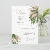 Pampas graspalmfoliage, natuurlijk modern rustig (Staand voorkant)