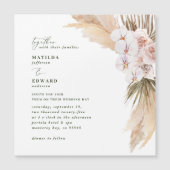 Pampas graspalmfoliage orchid modern rustig (Voorkant)