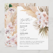 Pampas graspalmfoliage orchid modern rustig (Voorkant / Achterkant)