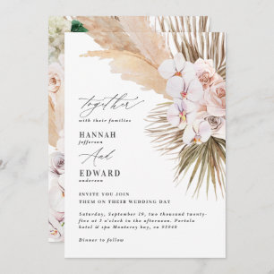 Pampas graspalmfoliage orchid modern rustig