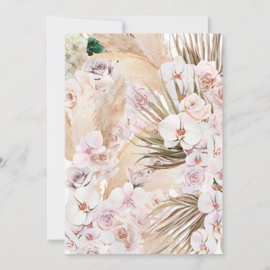 Pampas graspalmfoliage orchid modern rustig (Achterkant)