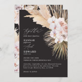 Pampas graspalmfoliage orchid modern rustig (Voorkant / Achterkant)