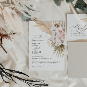 Pampas graspalmfoliage orchid modern rustig