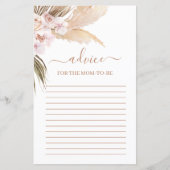 Pampas Grass Advice Kaart (Voorkant)