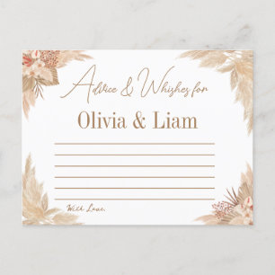 Pampas Grass Advice & Wishes Vrijgezellenfeest Kaa Briefkaart