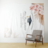 Pampas Grass Afstuderen Foto achtergrond Wandkleed (In Situ (horizontaal))