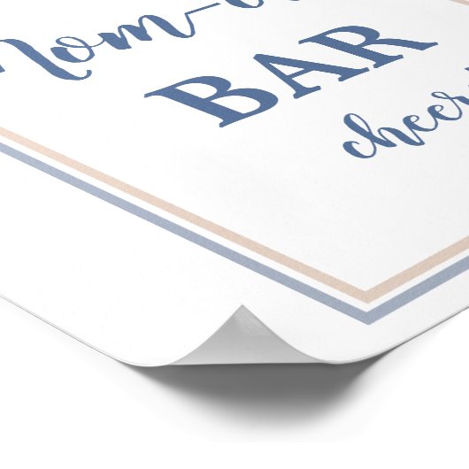 Pampas Grass Arch Momosa Bar Boy Poster (Hoek)