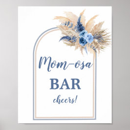 Pampas Grass Arch Momosa Bar Boy Poster