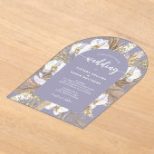 Pampas Grass Arch Wedding Uitnodiging (Laagn)