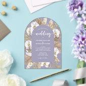 Pampas Grass Arch Wedding Uitnodiging (Insitu (Huwelijk))