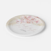 Pampas Grass Baby in het Baby shower Bloom Papieren Bordje (Gekanteld)