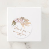 Pampas Grass Baby shower Bedankjes Labels (In situ)