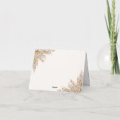 Pampas Grass Baby shower Bedankt Card | neutraal (Achterkant)