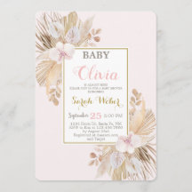Pampas Grass baby shower