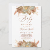 Pampas Grass Baby shower Kaart (Voorkant)