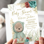 Pampas Grass Baby shower Kaart