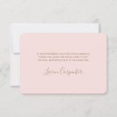 Pampas Grass bedankt je kaart (Achterkant)