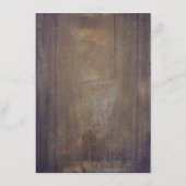 Pampas Grass Bloemen Rustiek Hout Bruiloft Details Informatiekaartje (Achterkant)