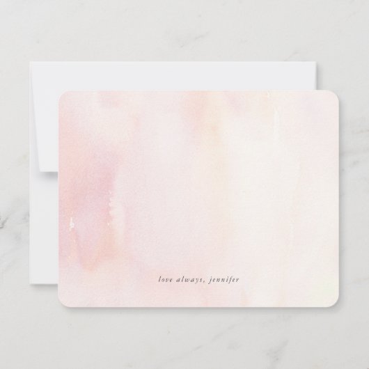 Pampas Grass Blush Bruidsmeisje Voorstel Uitnodigi Kaart (Achterkant)