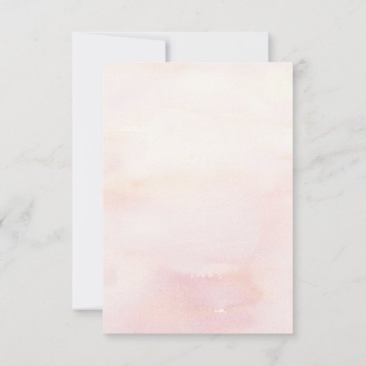 Pampas Grass Blush Roze Bloemen Bruiloft RSVP (Achterkant)