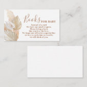 Pampas Grass Boeken voor Baby Enclosure Kaart (Voorkant / Achterkant)