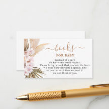 Pampas Grass Boeken voor Baby Kaart