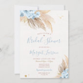 Pampas Grass Bohemen Vrijgezellenfeest Kaart (Voorkant)