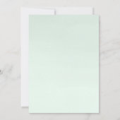 Pampas Grass Bohemian Baptism Boho Christening Kaart (Achterkant)