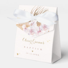 Pampas Grass Bohemian Baptisme Personalized Bedankdoosjes