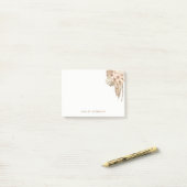 Pampas Grass Bohemian Boho Kantoor Post-It Notes (Op bureau)