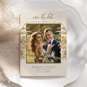 Pampas grass Bohemian Exotic Photo Save Date Save The Date