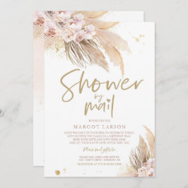 Pampas Grass Bohemian Shower By Mail Baby shower Kaart